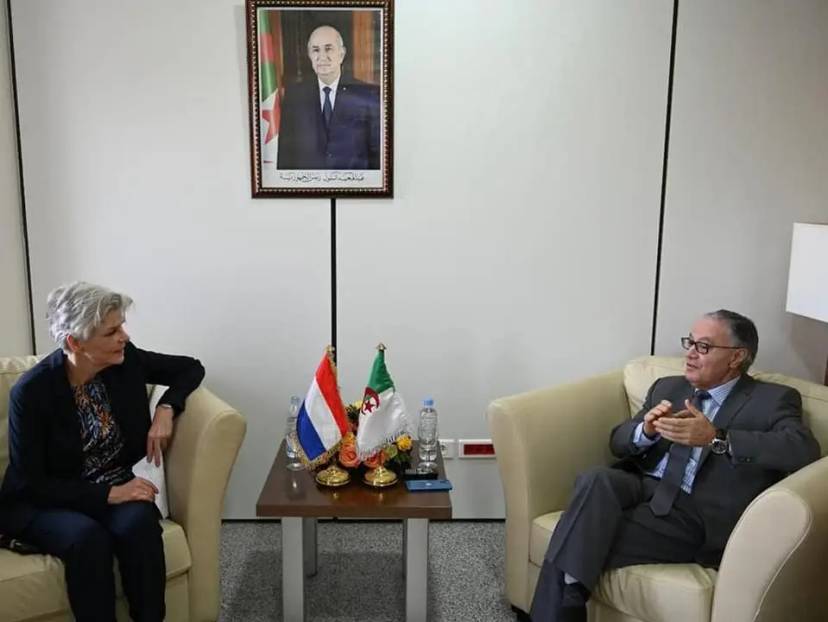Mr. Belani receives the Ambassador of the Netherlands to Algeria
